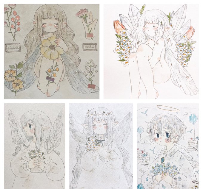 #夏休みはフォロワーさんが増えるらしい
#夏の創作クラスターフォロー祭り 
#お絵描き好きさんと繋がりたい 
どちらものんびり巡回します
誤反応に気をつけてください🌱 