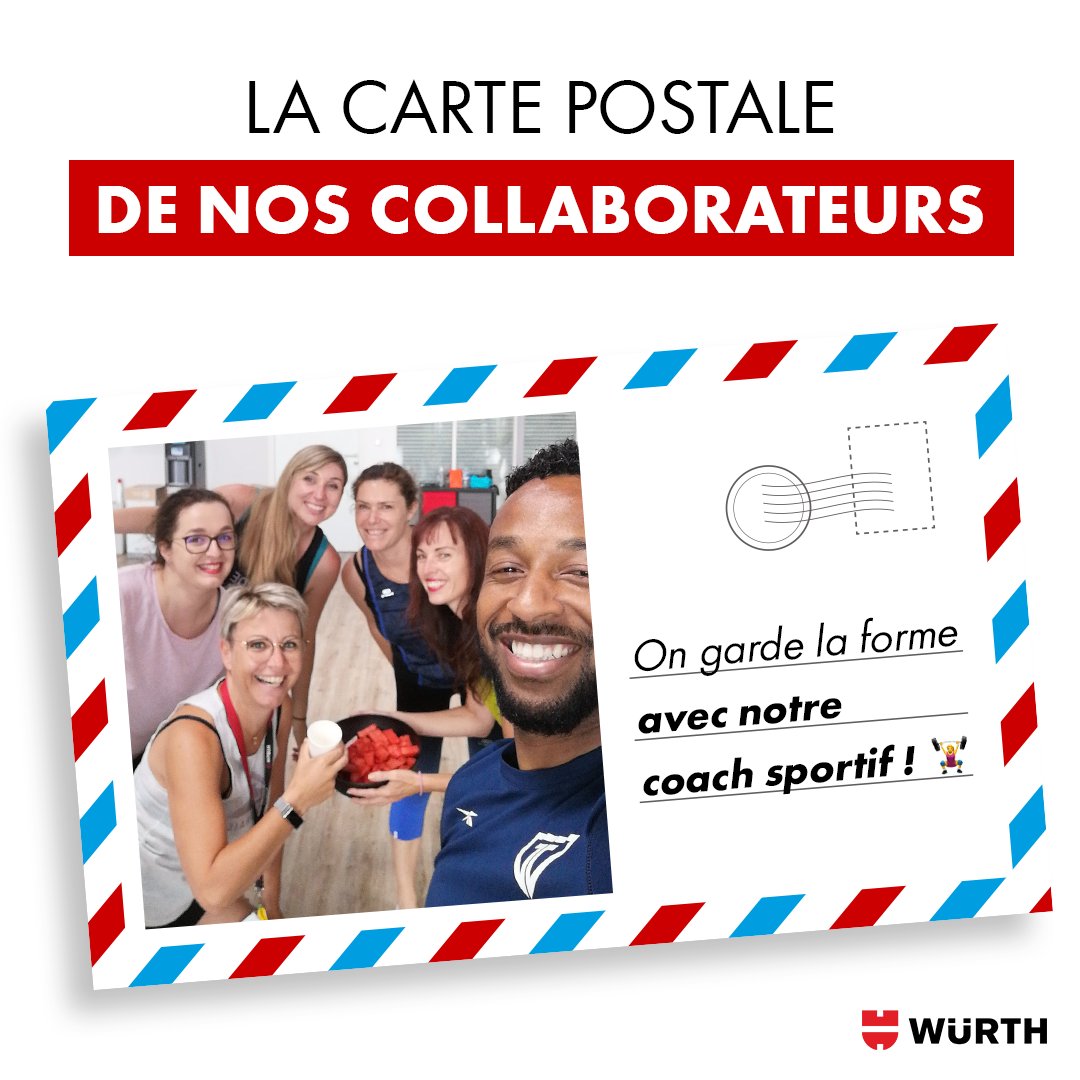 Le bien-être est une des valeurs essentielles de Würth France.😊 

 ➡ Tout au long de l'année, nos collaborateurs peuvent bénéficier de la nouvelle salle de sport et d'un coach sportif pour les accompagner. 🏋️‍♂️

#WürthFamily #BienÊtre #Sport #QVT