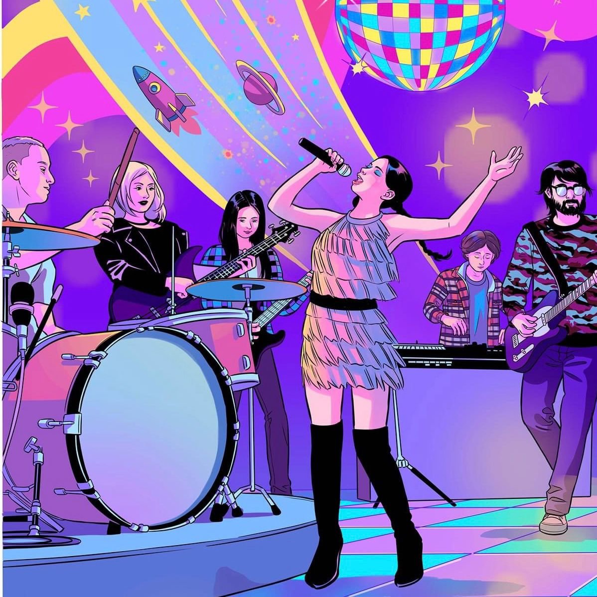 Disco Mary (@discomaryband) on Twitter photo Hey Folks! We are playing on <a href="/BBCRSAfternoons/">BBC Radio Scotland Afternoon Show</a> LIVE from the Spiegeltent at Edinburgh Festival Fringe tomorrow. Tune in between 2-4pm to hear us talk words and sing sweet indie pop mouth noises! #bbcradioscotland #EdinburghFringe #edinburghfestival Hey Folks! We are playing on <a href="/BBCRSAfternoons/">BBC Radio Scotland Afternoon Show</a> LIVE from the Spiegeltent at Edinburgh Festival Fringe tomorrow. Tune in between 2-4pm to hear us talk words and sing sweet indie pop mouth noises! #bbcradioscotland #EdinburghFringe #edinburghfestival
