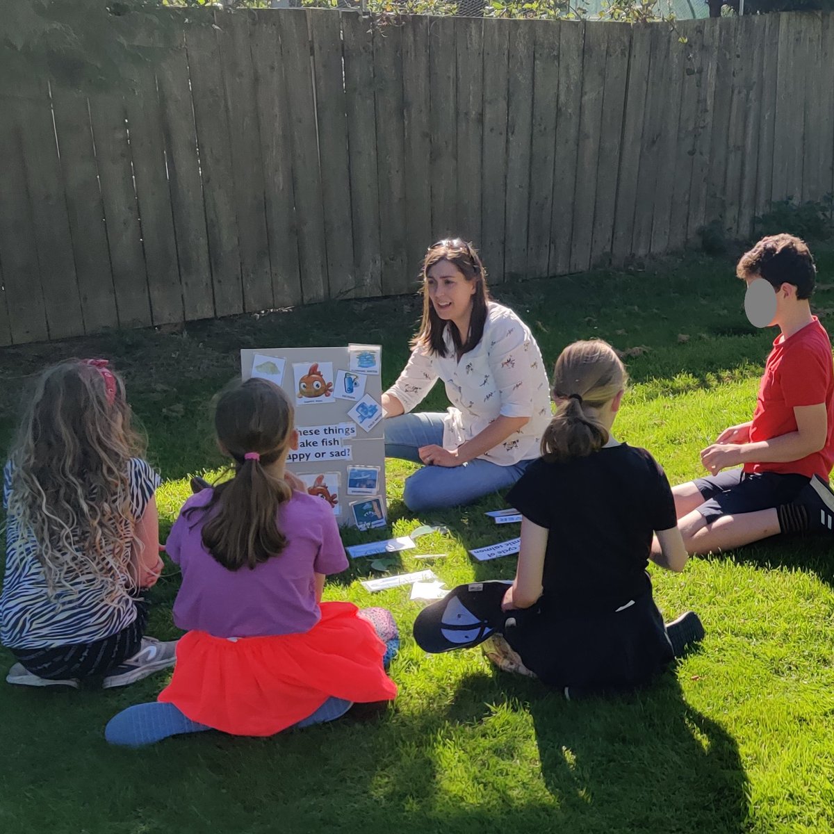 sceneUofG's tweet photo. Yesterday we hosted a Wee MerrySTEMs @wmstems session, focusing on Atlantic salmon and the amazing migration they do. We had a great time teaching the kids about the life cycle and ecology of salmon, with a taster of some of the fieldwork we do for sample collection! https://t.co/9zAnqaT6QN