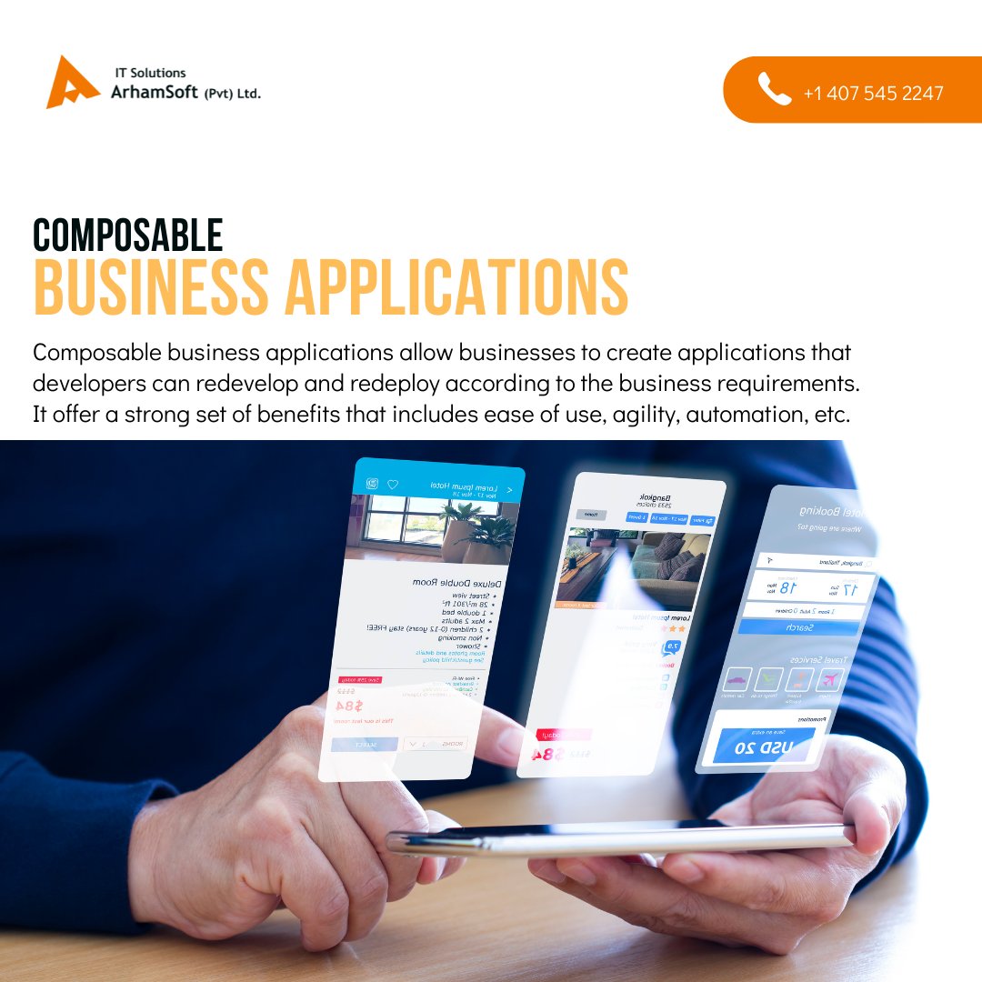 ArhamSoft's tweet image. The Composer App is designed to be used by Developers so they can develop Apps without knowing much about the development platforms. 

#BUSINESSAPPLICATIONS #COMPOSABLEAPPLICATIONS #COMPOSABLEAPPLICATIONS #MARKETCOMPOSABLE #ARCHITECTURECOMPOSABLE #ARHAMSOFT