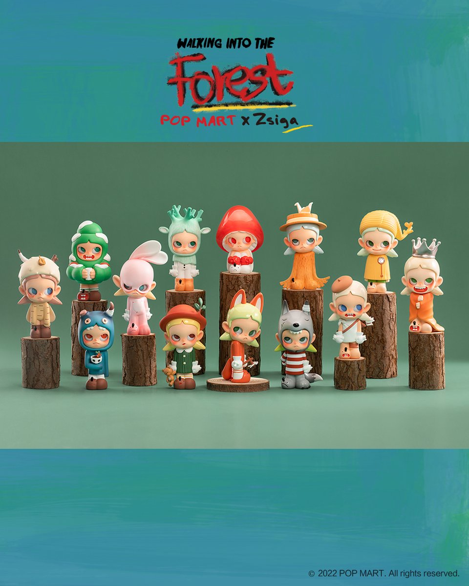 期間限定オマケ付き❣️新品❣️大人気Zsiga Action Figure2点セット 🆕🌲🆕ZSIGA Walking Into The Forest シリーズ🆕🐺🆕 新しいメンバー