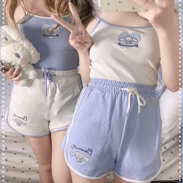 เปิดพรี set นี้คั้บ มีทั้งหมด 4 สี 4 แบบ เรยยย💕💜 น้องน่ารักมากๆ มีคุโรมิ มายเม ชินนาม่อน ปอมปอม ทั้ง4ตัวเลยคับบ
   
  ⭐️ 1 เซ็ท เสื้อ+กางเกง 

🤍 Set ละ 199 บาท #ส่งฟรี📍 เพียงรีทวิตโพส🧸

 สั่งจองสินค้าดีเอ็มได้เลยคั้บ สินค้าเป็นฟรีไซส์น้า สินค้าพรีรอของ 14-30วัน นะคะ💌