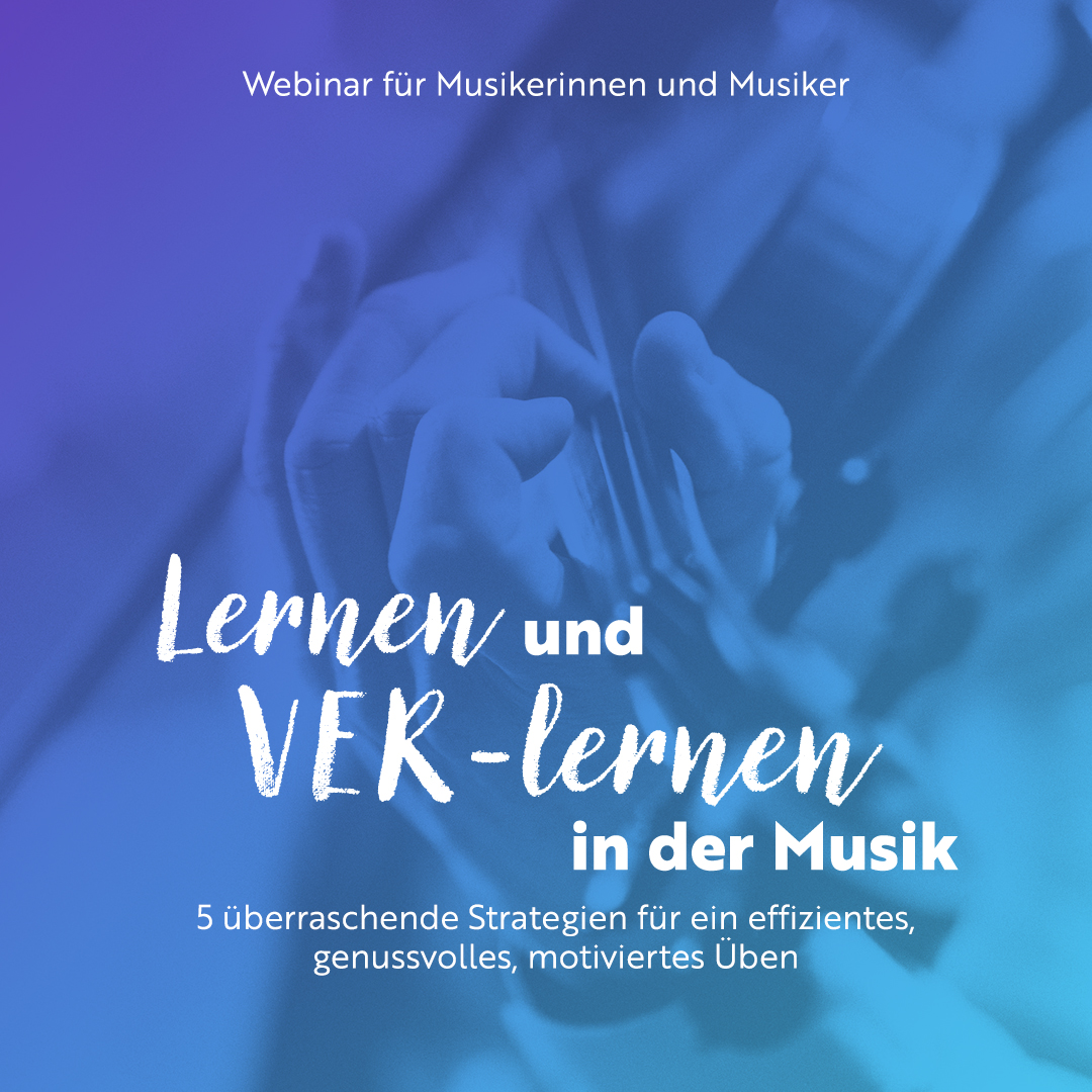 »Lernen und VER-lernen in der Musik« – 5 überraschende Strategien für ein effizientes, genussvolles, motiviertes Üben

WEBINAR am 8. September 2022 

Alle Infos dazu:
mariabusque.net/verlernen
#musiker
