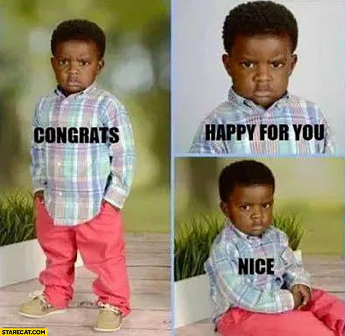 unknowncoderrr's tweet image. Unemployed person commenting on LinkedIn post when someone get a job