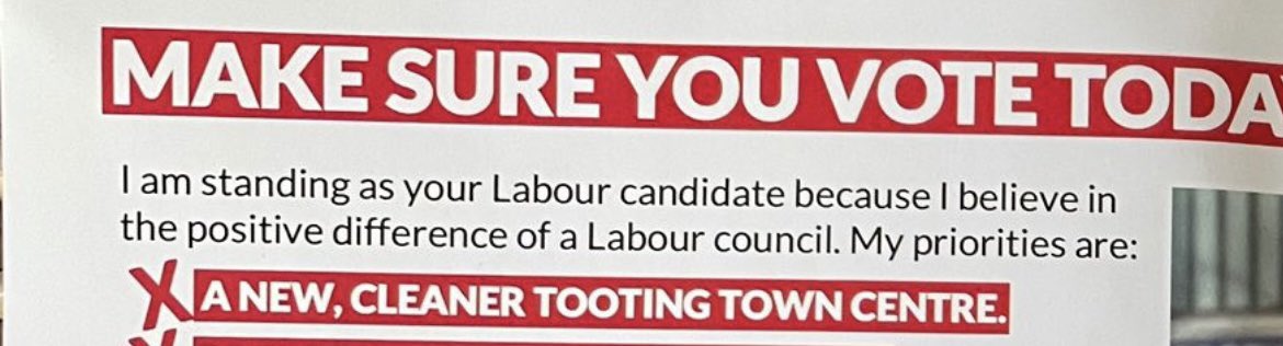 TootingCons's tweet image. Not a good start for @rexosborn and his number one pledge but then maybe residential areas aren’t as important?