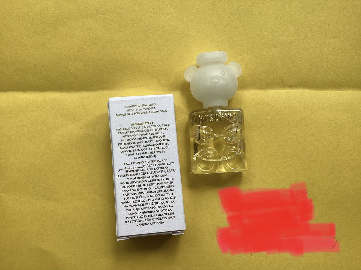 mentolllllls's tweet photo. น้ำหอม moschino toy 7 ml. มือ1 
💕ส่งต่อ 199 บาทพอค่ะ ตัวนี้มีกล่องนะคะ https://t.co/TBrLM2ExoP
