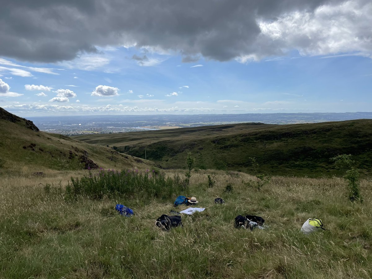 Stills from the field! I’m out in #CochnoHill this week and next with our <a href="/UofGArchaeo/">UofG Archaeology</a> team &amp; students on our field school! We’re reflecting on #sustainability &amp; archaeology while we’re in this magnificent landscape