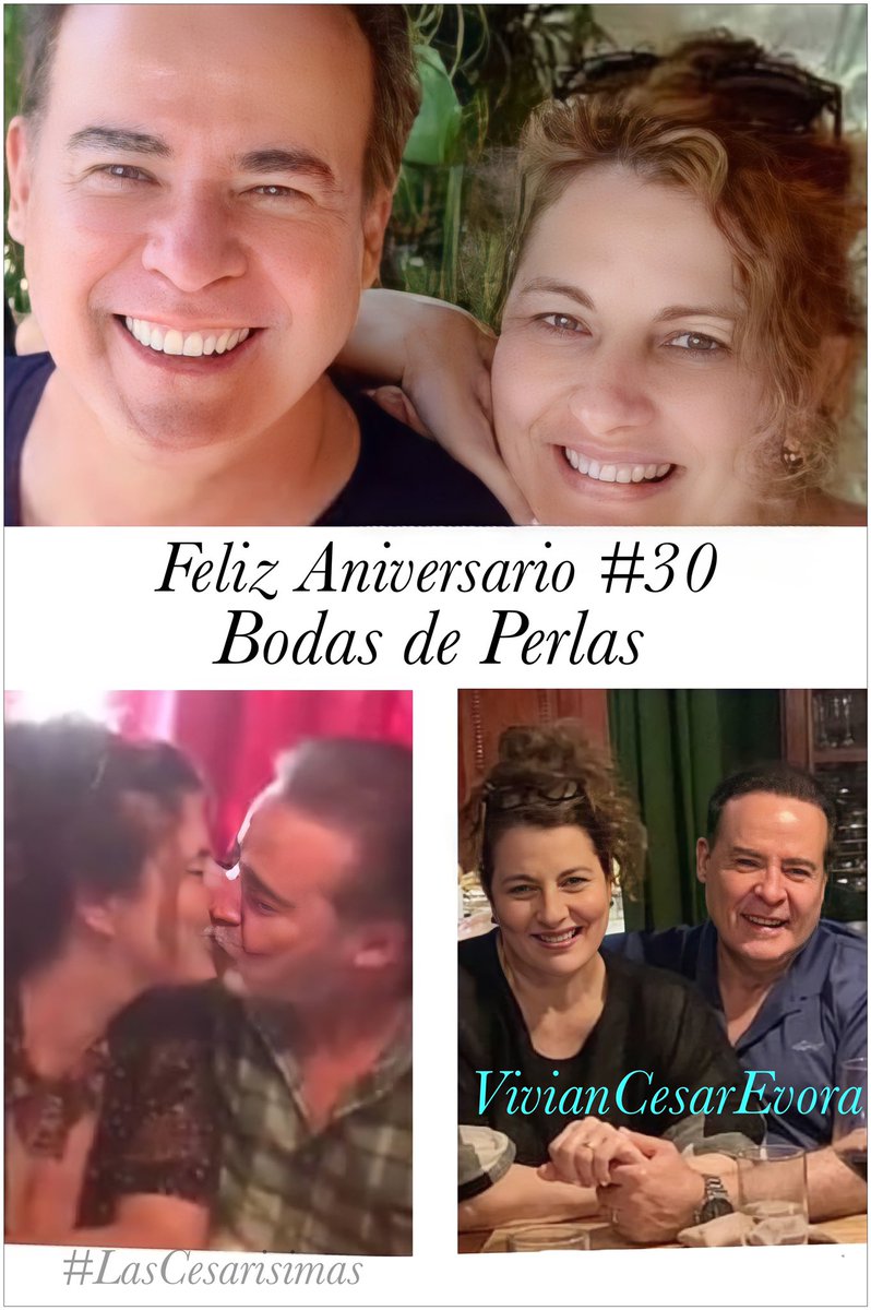 Muchas felicidades siempre!!! Que sean muchos más 🥂🍾 Gracias doña Vivían por ser esa #mujer detrás del #Idolo y apoyarlo y cuidarlo. #CesarEvora 👑 “sin importar si les gusta o no que tú y yo estemos juntos, porque al final tú y yo importamos, y no ellos” #BendicionesSiempre ❤️