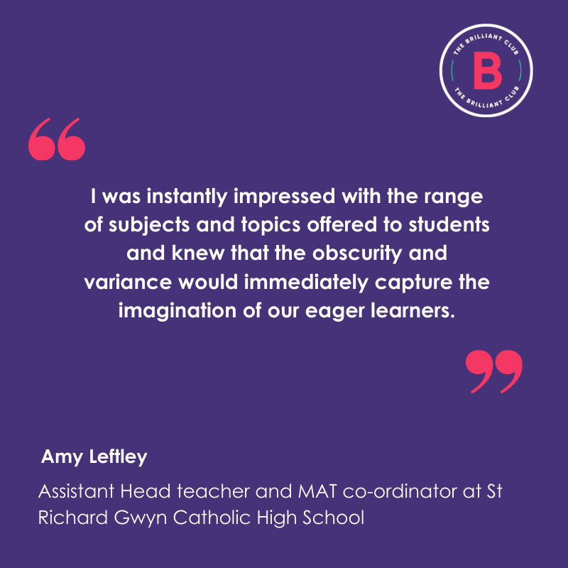BrilliantClub's tweet photo. If you are keen to inspire your learners with exciting extracurricular courses taught by PhD researchers, get in touch today - https://t.co/EzwaSvjPwR!

#inspire #teacherchat #educhat #teachertwitter #edutwitter #TheScholarsProgramme https://t.co/M2BFXWFo5h