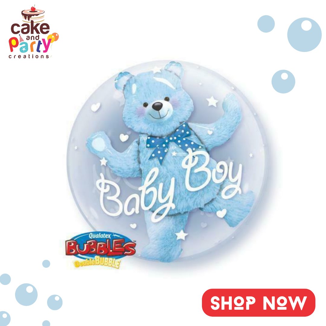 24' Baby Blue Bear Bubble Balloon
►Beautiful 24″ baby boy bear bubble baloon.
►A bubble balloon has a bear foil inside it.
►Inflate the outer baloon first and finish with the inside foil baloon.
Shop now - bit.ly/3JzKmXD
#bubbleballoon #gifts