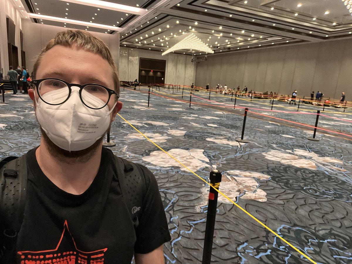 sSHA3OH's tweet image. #linecon has begun for the @GoingAFKProject! #DEFCON30 #hackersummercamp