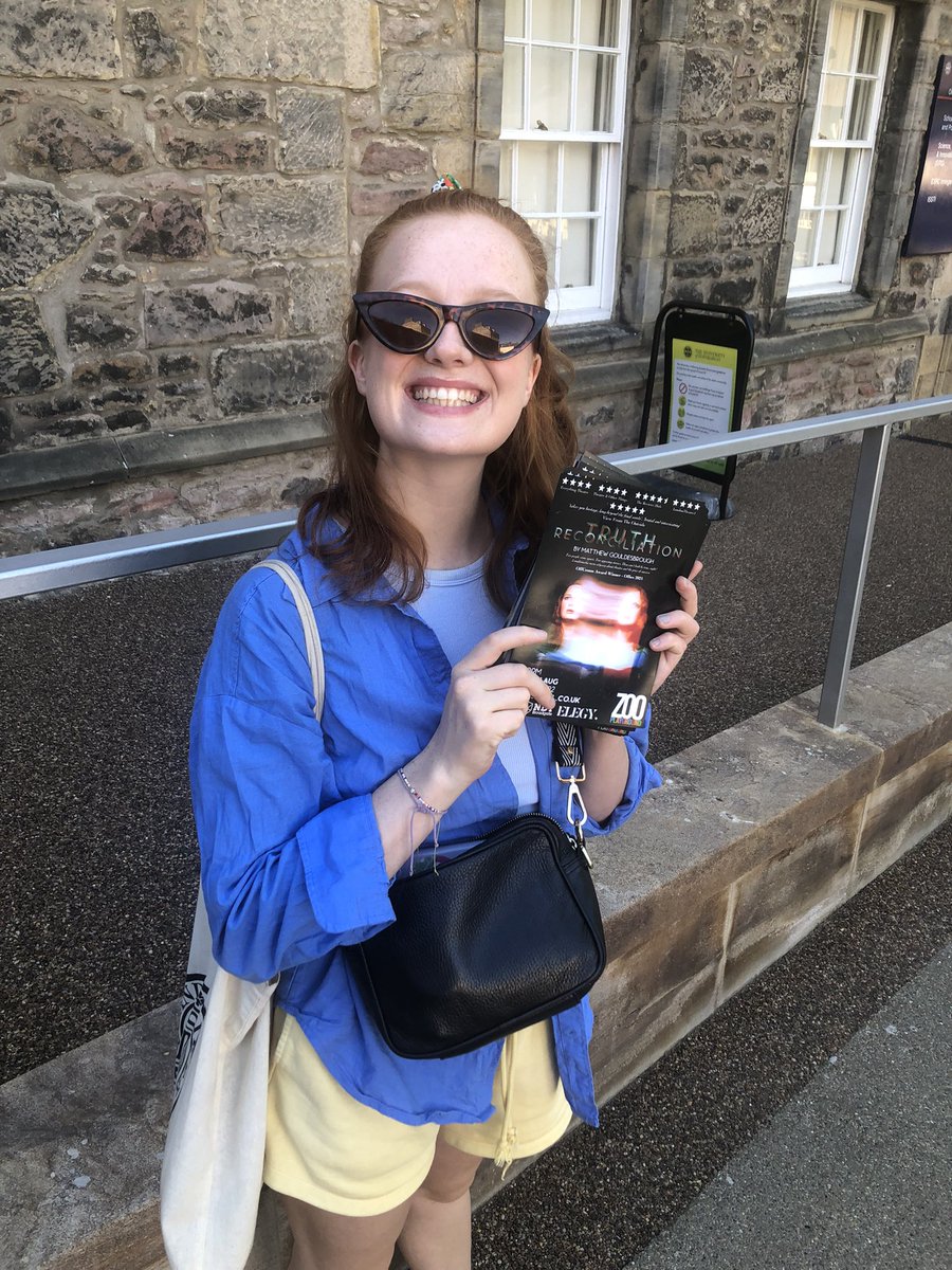 Sun cream on, shades, and we’re ready to go flyer #edfringe after a packed show yesterday! ☀️<a href="/ZOOvenues/">ZOO</a> 

🎟 zoofestival.co.uk/programme/trut…