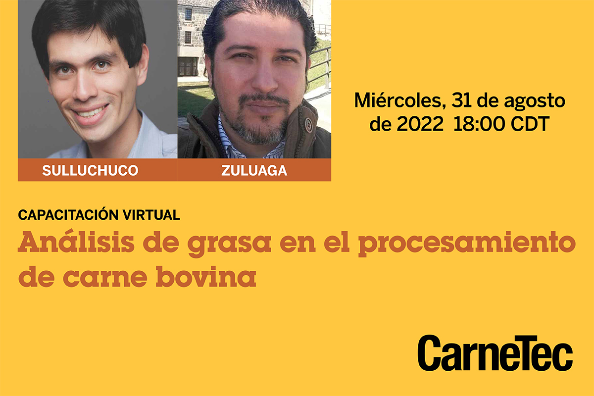 CarneTec's tweet image. No se pierda nuestro próximo #webinar
Regístrese aquí: bit.ly/3vKtWGb

✅Disertante: Dr. Andrés G. Zuluaga, médico veterinario y zootecnista 
✅Moderador: @andre_324, editor jefe y periodista con @CarneTec  

Cupos limitados. Falta poco.
¡Los esperamos a todos ustedes!