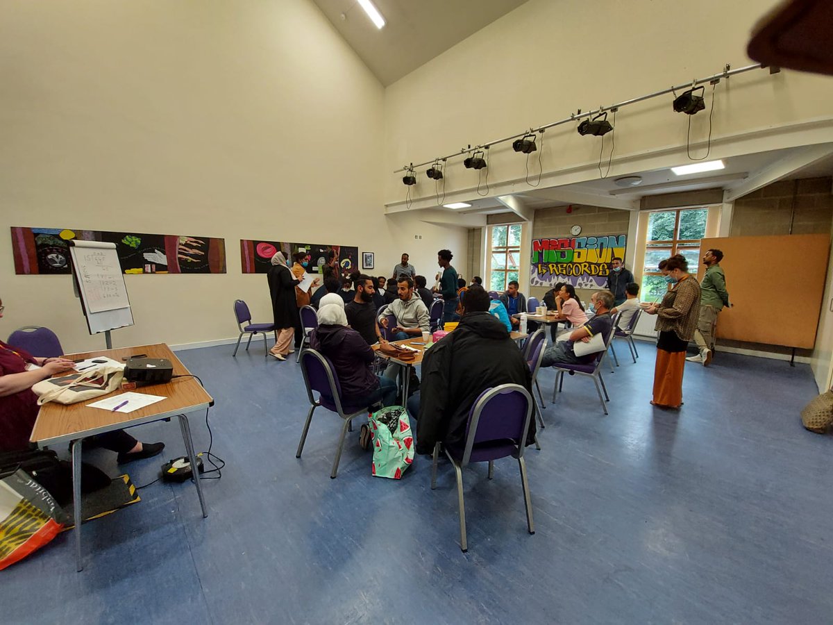 rogers_steffi's tweet photo. It's the 1 year Anniversary of the Welcome Club set up to support new people arriving into the country! Much needed help with ESOL,wellbeing activity ,clothing, food,volunteering &amp; legal advice from @DASH_ASYLUM_UK to name just a few!!! @kirkleeswelcome @KirkleesCI https://t.co/5RjwgWe6sP