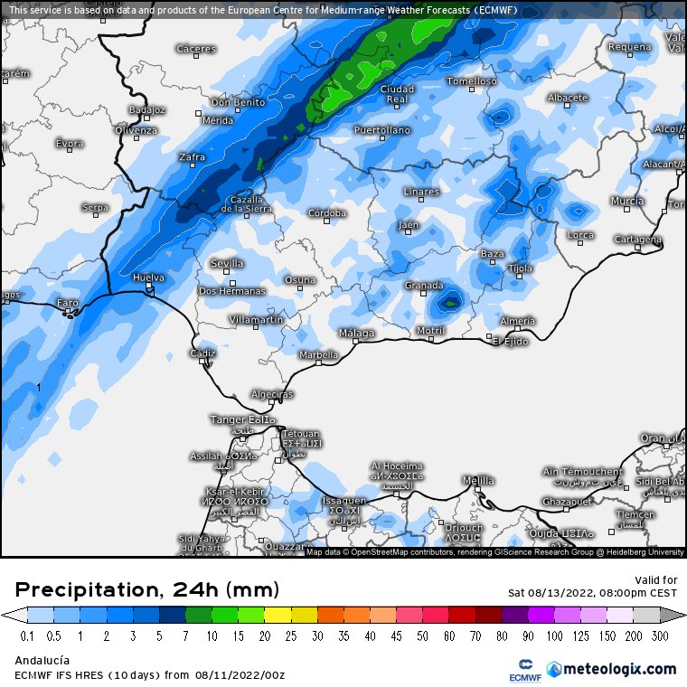 Meteohuelva's tweet photo. Se repite la historia que ya hemos tenido un par de veces este año en #Huelva y el sábado se une la lluvia a una importante entrada de polvo en suspensión. Sabéis lo que significa eso, ¿no? Pues lluvia de barro. Lloverá muy poco pero lo poco que caiga será en forma de barro. https://t.co/B8ktYVM1zu