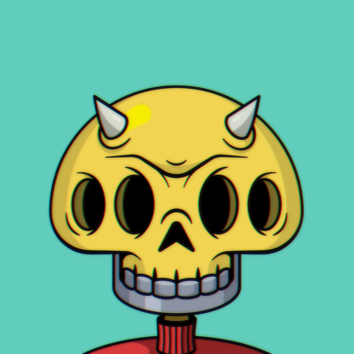 DavidCSargent's tweet image. So wanted one of these @Grim__Syndicate grims for ages and finally got my first one through @MagicEden today. Agent #2615 is all clocked in to the ETA and ready for work