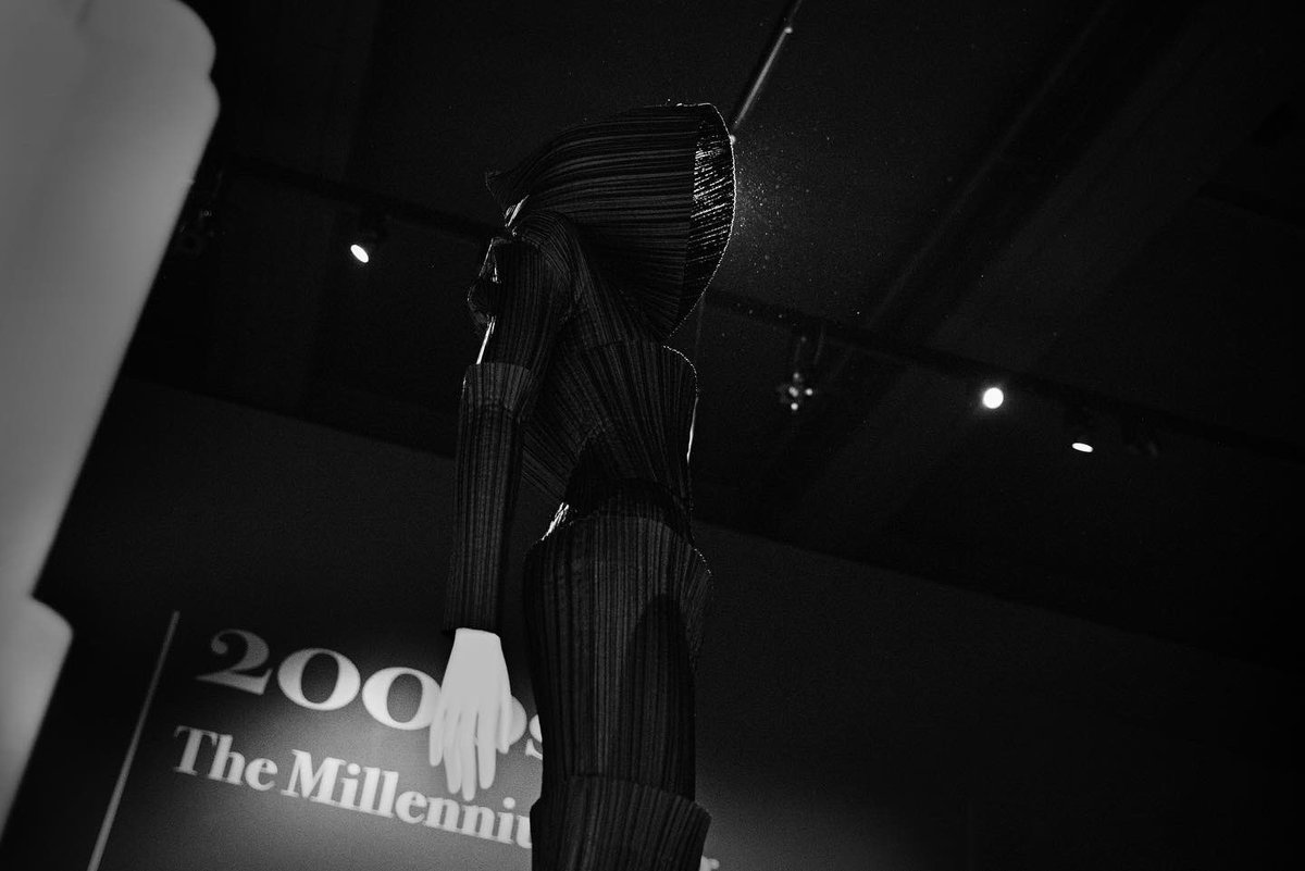 So sad to hear about the death of one of the great fashion designers, Issey Miyake. #TBT to #Catwalking and this spectacular dress by the unforgettable designer. 
#IsseyMiyake #TheBowesMuseum #EscapeTheEveryday #BarnardCastle