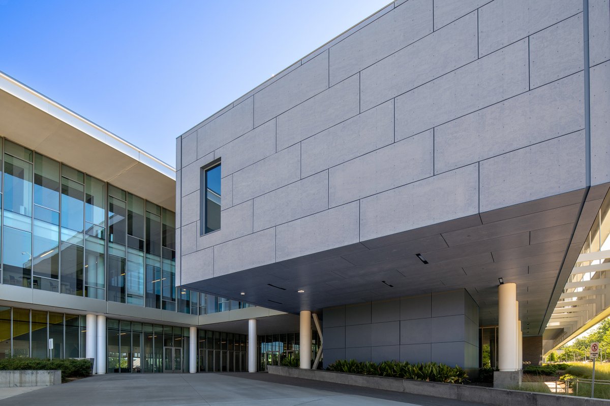 NC A&amp;T Student Union with Patina P050 Graphite high density fiber cement panels. Visit our website for additional product information &amp; to order free samples. 

fibercementproducts.com

#cembrit #fibercement #rainscreen #facade #architecturelovers #americanfibercement