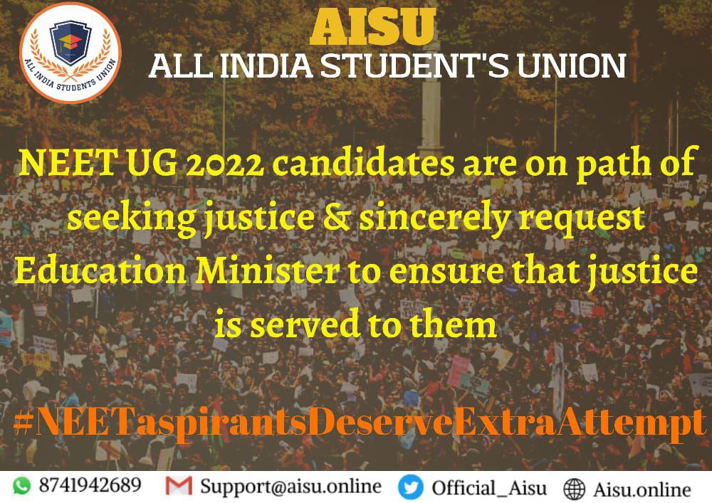 Naveen07795602's tweet photo. Sir we neet aspirants are bearing a lot of injustice and we await your intervention in this matter 
to help us get a fair examination and become future doctors by fair means. And all the deserving 
students to get a mbbs seat. #ExtraAttemptinNEETUG 
@DG_NTA @PMOIndia @dpradhanbjp https://t.co/tRyMByCwuM