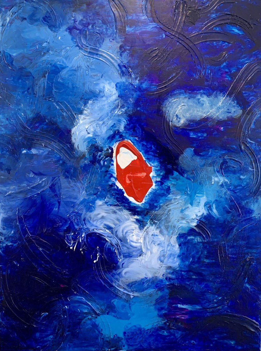 <a href="/Aidamurad/">Aida Murad</a> artist-in-residence at Georgetown University. “No One Knows Me Like…” is about embracing the spectrum of emotions we as humans feel. A heart protected by an invisible force symbolized by the white, a reminder that we always have a chance to renew. #ROMR launch 15.Aug