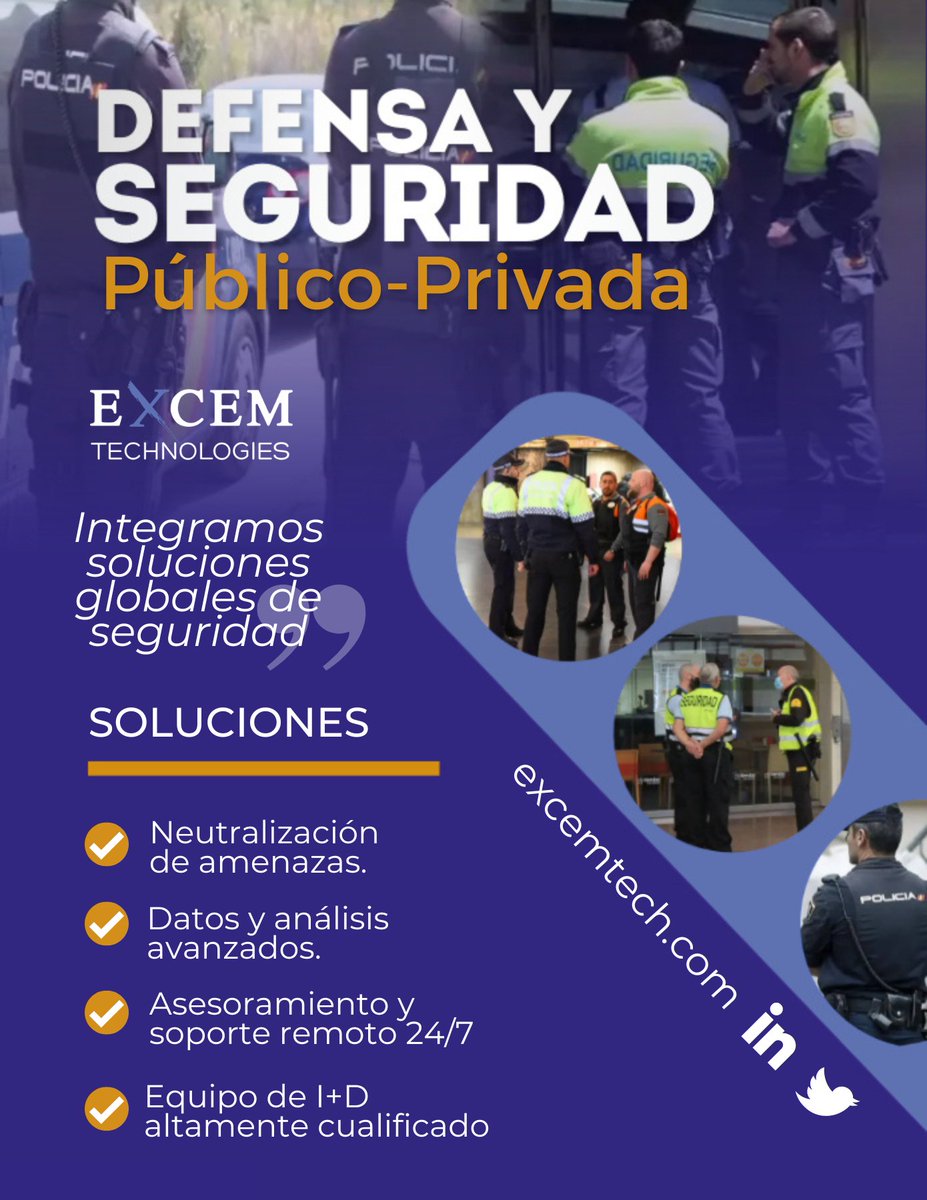 excemtech's tweet photo. La seguridad en España está cambiando, hablamos de la sinergia entre la administración pública y la privada 🤝

En Excem nuestro equipo trabaja sobre una cooperación🫂 de seguridad público-privada, para ofrecer una respuesta común a las necesidades del sector ¡Así! 👇 https://t.co/1cqYsGeW9E