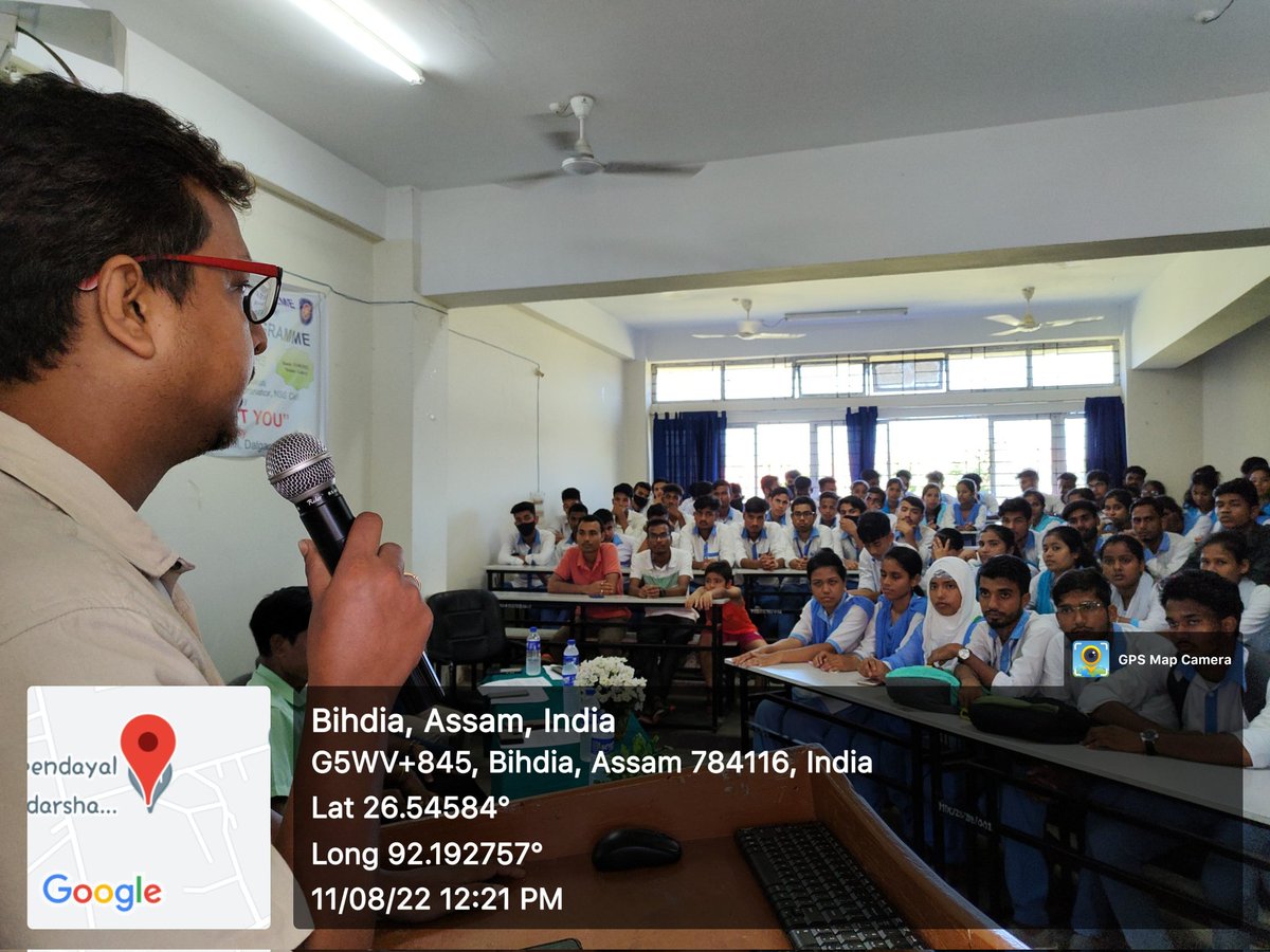 PduamNss's tweet photo. An orientation programme for NSS volunteers held today. Dr. Ranjan Kr. Kakati sir, Director of 
Students Welfare and Programme Coordinator of NSS Cell, Gauhati University graced the programme. The programme was followed by distribution of NSS kits to volunteers. https://t.co/I0yZHGsuRP