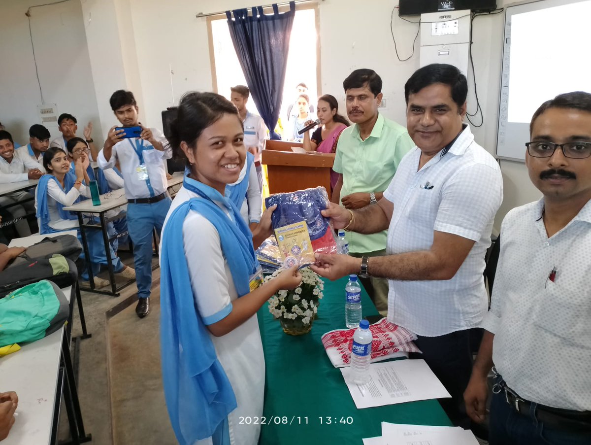 PduamNss's tweet photo. An orientation programme for NSS volunteers held today. Dr. Ranjan Kr. Kakati sir, Director of 
Students Welfare and Programme Coordinator of NSS Cell, Gauhati University graced the programme. The programme was followed by distribution of NSS kits to volunteers. https://t.co/I0yZHGsuRP