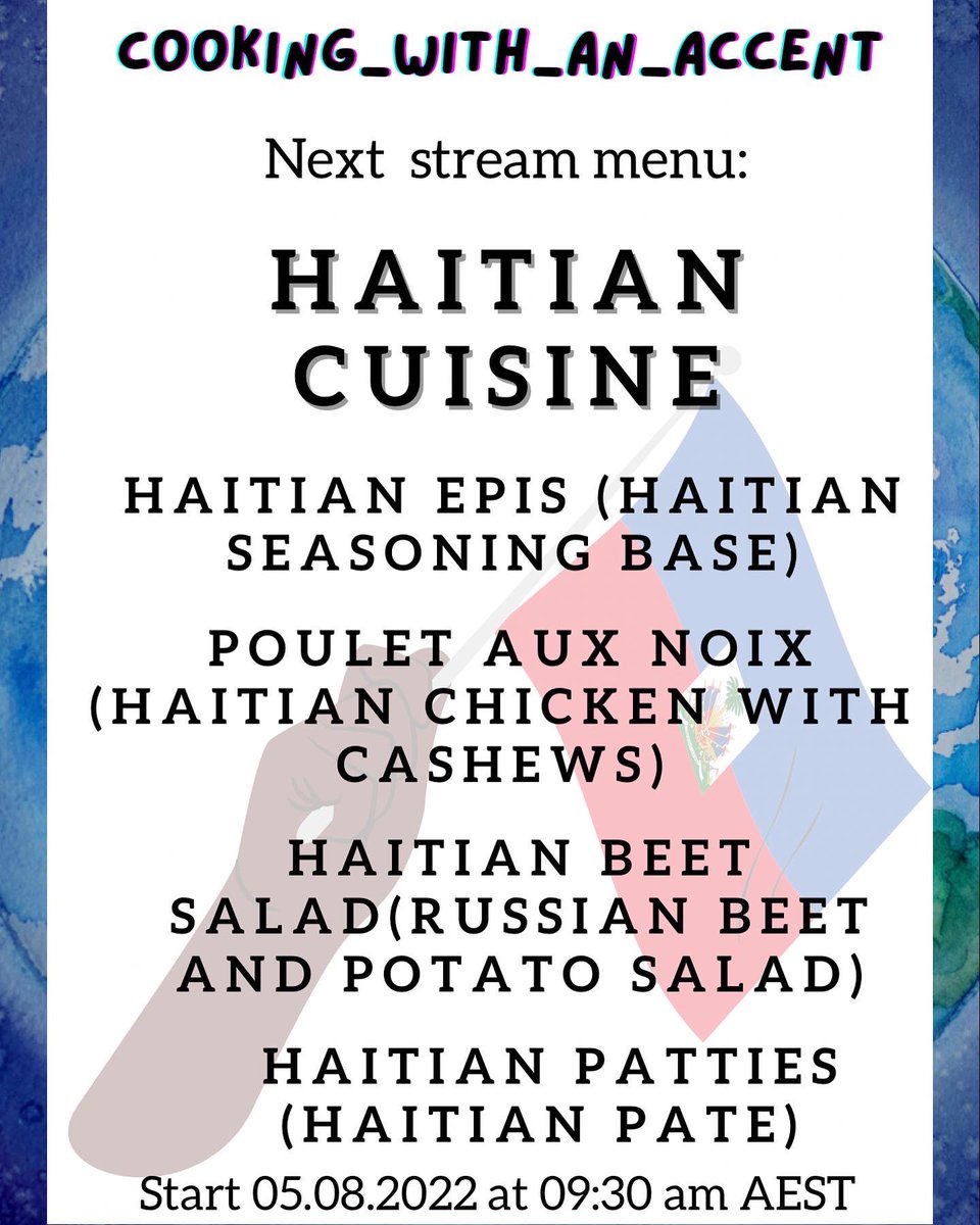 cooking_accent's tweet photo. No desserts on tomorrow's stream. I'm not joking.
9:30am AEST on #cooking_with_an_accent #Twitch
Link in bio https://t.co/zIl6K8T49V