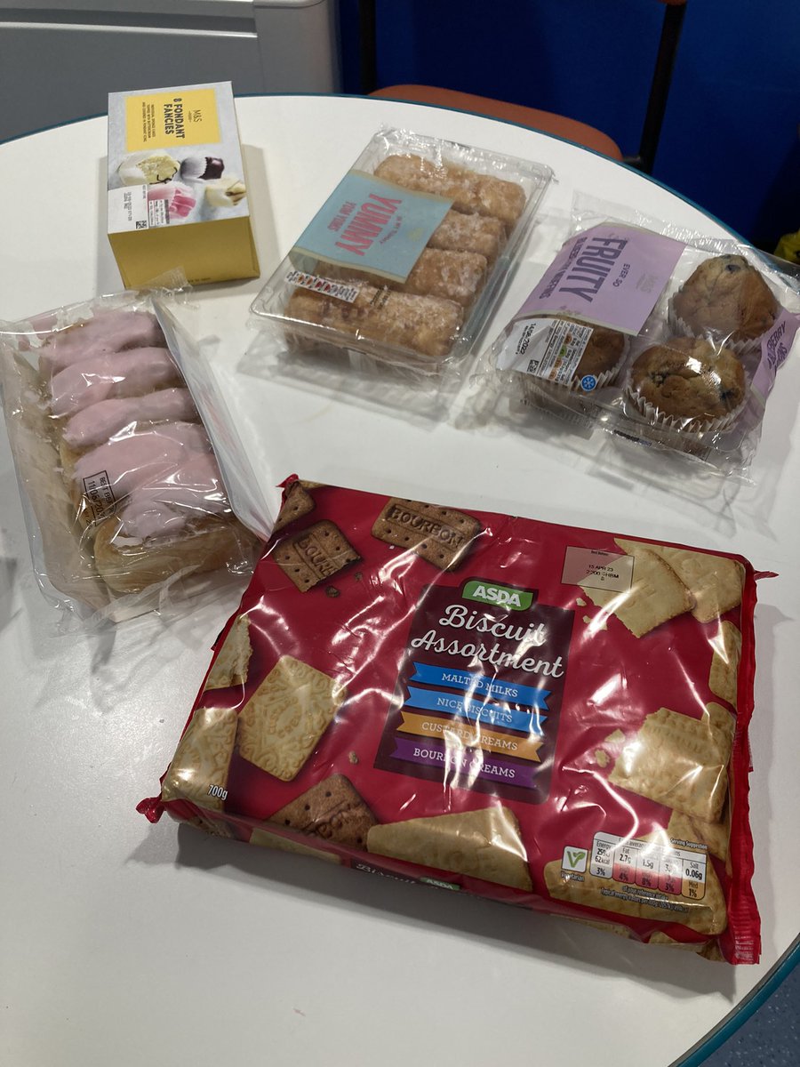 Treats for the staff as a thank you from a very grateful patient! Thank you 😊