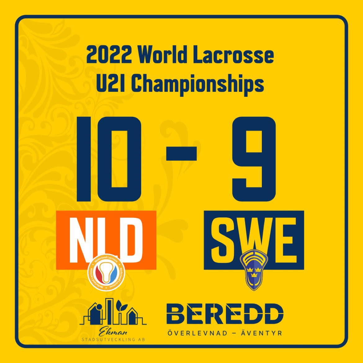 The first game goes to the Netherlands. A very even game with the gwg scored with 25 seconds left. Next game is on Saturday against Uganda.