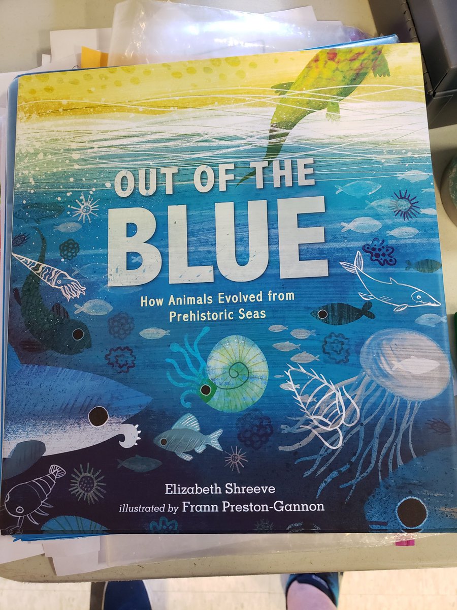 Thank you so much for the beautiful book Out of the Blue!  I am so grateful and cannot wait to share this book with my students.   The artwork and information is gorgeous and perfect.   @ShreeveBooks <a href="/Candlewick/">Candlewick Press</a> <a href="/FTSD_Roebling/">Roebling Elementary</a>