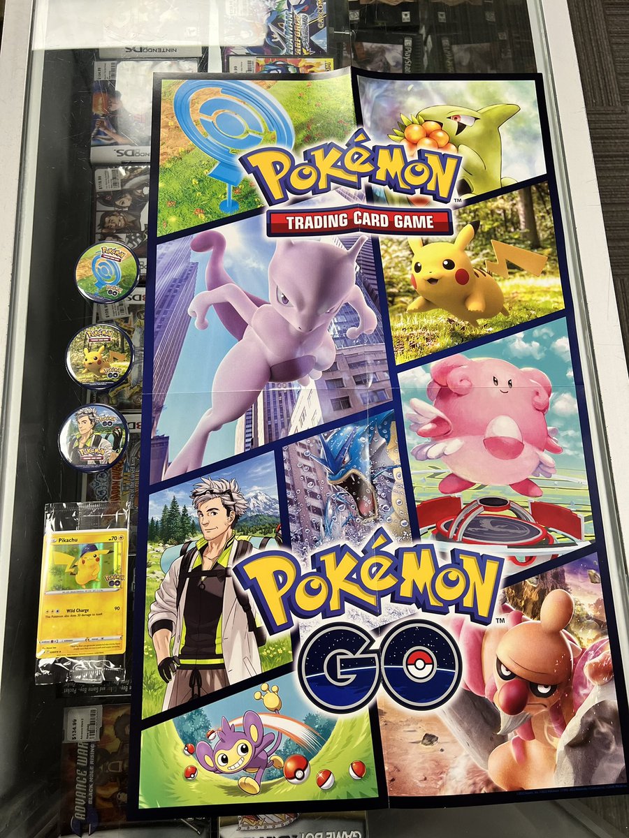 Microplay_NWMT's tweet photo. We have some Pokémon Go TCG giveaways available in store! Just drop on by to pick up yours. 

#microplay #microplaynewmarket #pokemon #pokemongo #pokemontcg https://t.co/aLxho57zWv