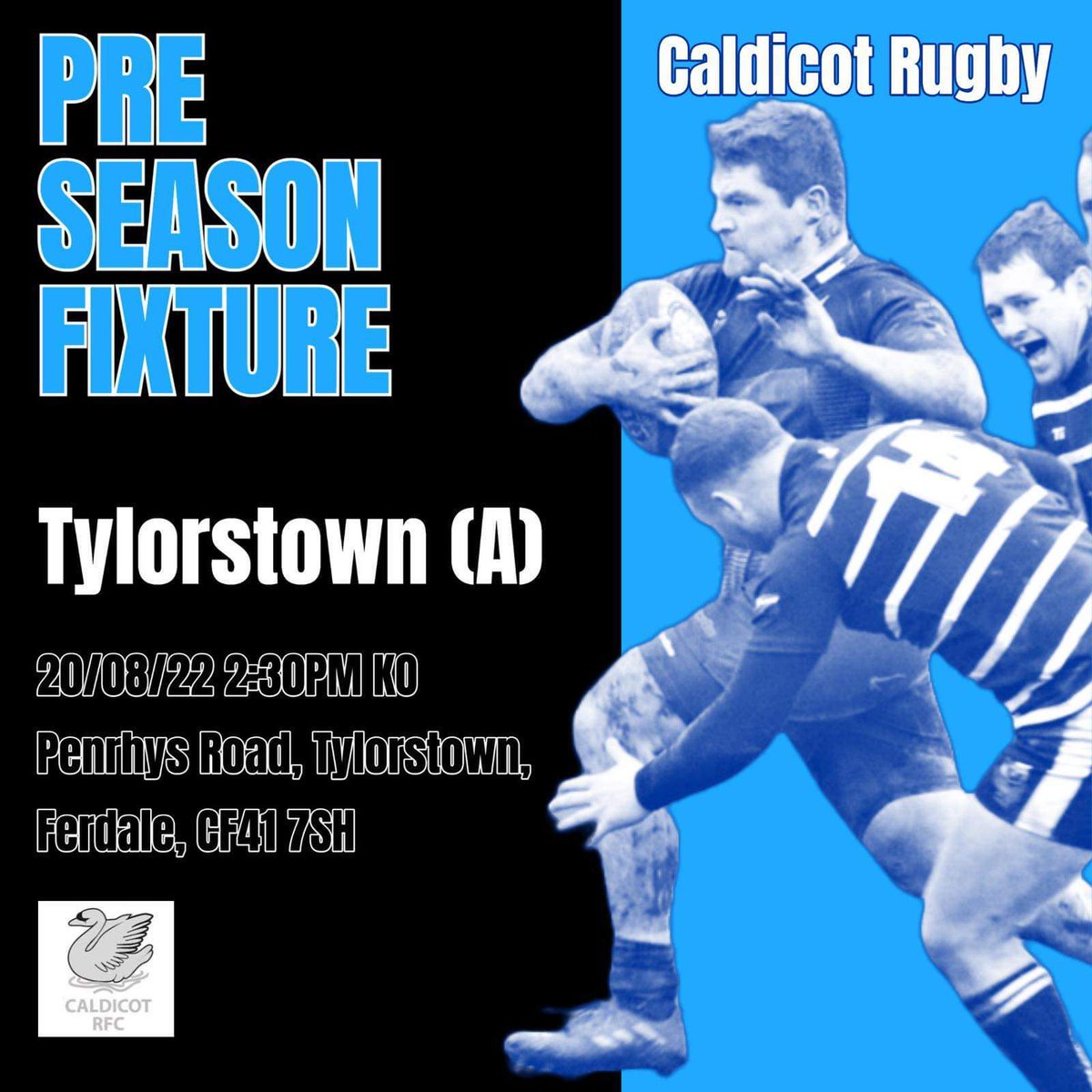 THIS Saturday sees our 1st Preseason fixture, away to <a href="/TylorstownRFC/">Tylorstown RFCC</a>. 😍😍

All support welcomed, 1430ko. 

#UpTheCot 

(Credit to Bob Cypher @ Going2Press for the pic)