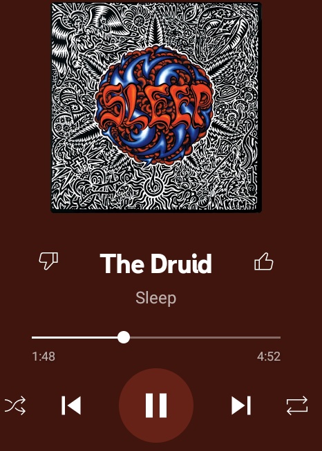 Sleep is v good wire pulling music