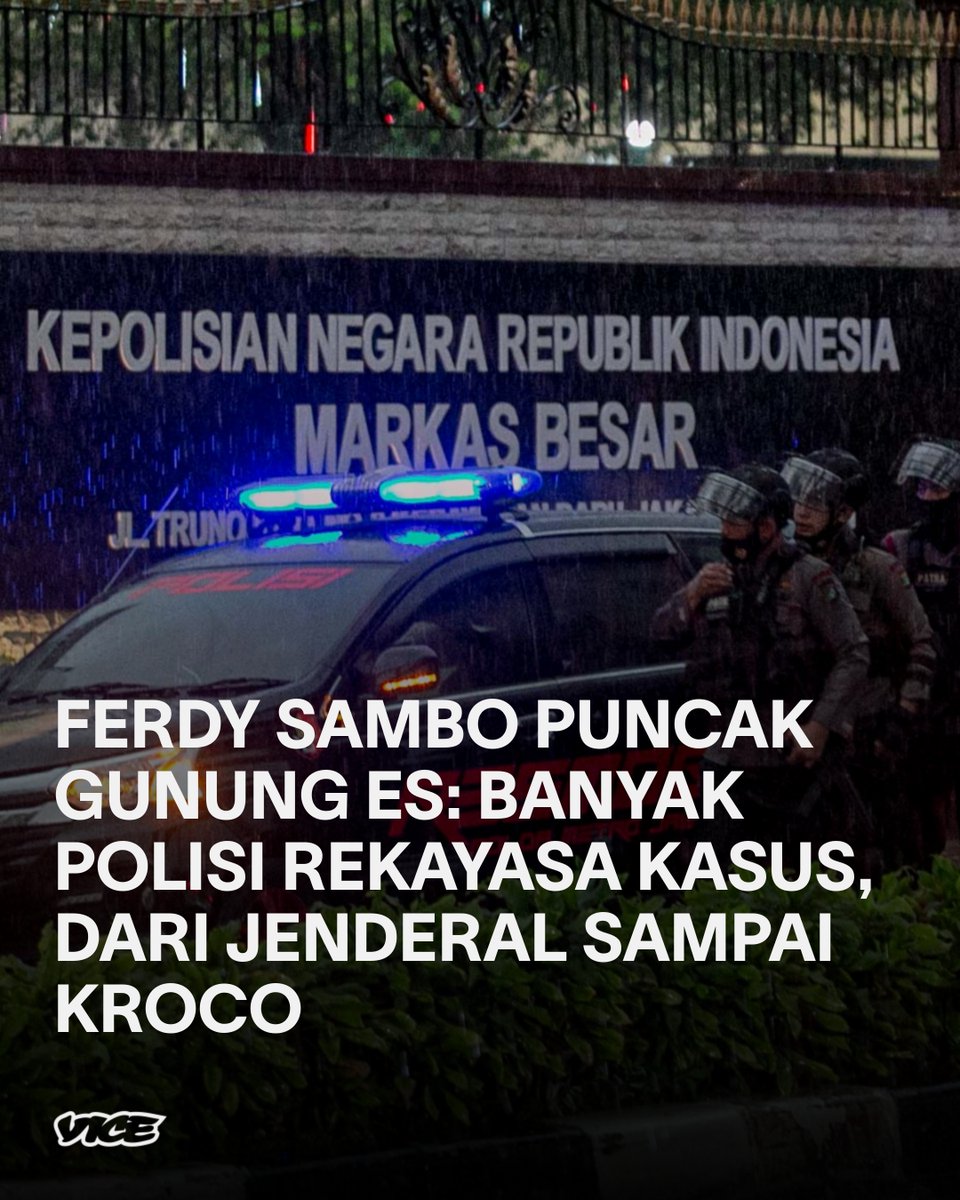 Laporan polisi merekayasa kasus berulangkali tercatat LSM serta media. Di tengah sorotan negatif publik, polisi berkukuh menolak ungkap motif Irjen Sambo, berdalih "jaga perasaan". bit.ly/3dnzrEa