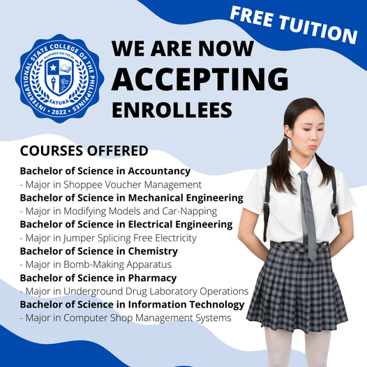 ISCP_Official's tweet photo. @yizwuoning That is correct! Kindly check the courses offered. #ISCP https://t.co/6ju5djzWUG