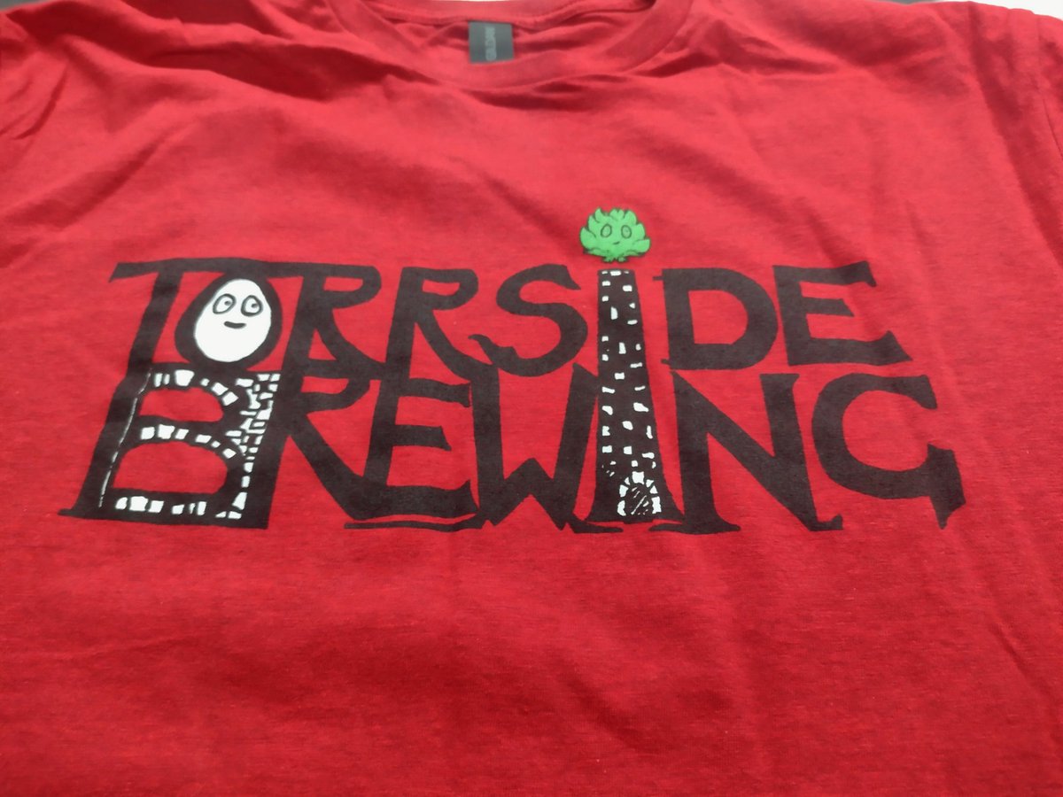 Torrside's tweet photo. Got some fetching new t-shirts, in "antique cherry red" 🧐. Orderly queue please. https://t.co/mdq6aTViqx