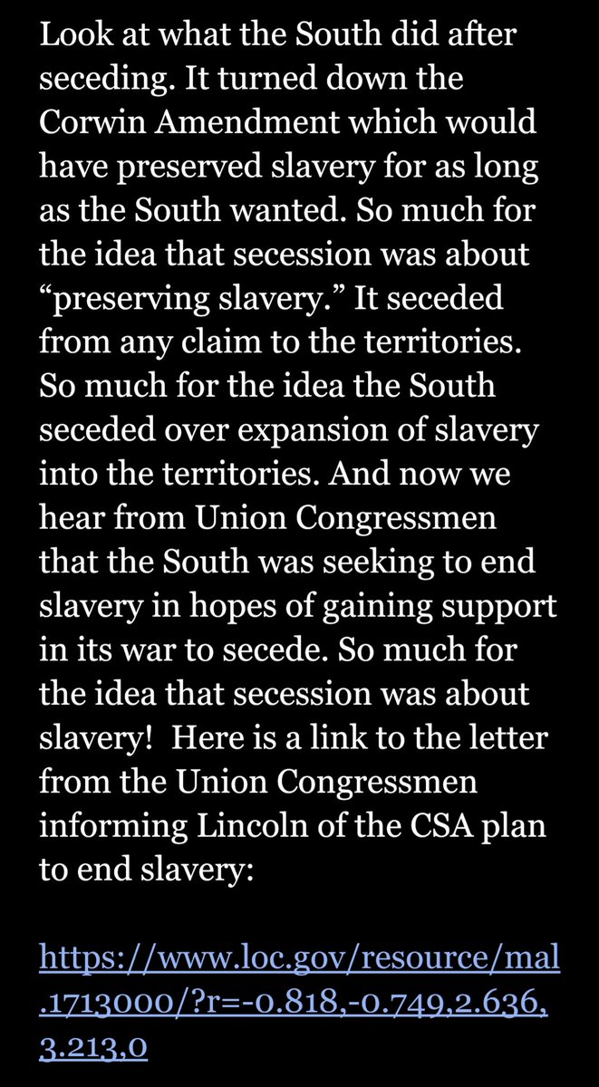 jjfThompson's tweet image. Border State Congressmen to Abraham Lincoln, Tuesday, July 15, 1862 (Minority response to Lincoln's proposal for compensated emancipation)
*Proof that the CSA was willing to emancipate in return for foreign recognition. It was independence they sought, not “protecting slavery.”