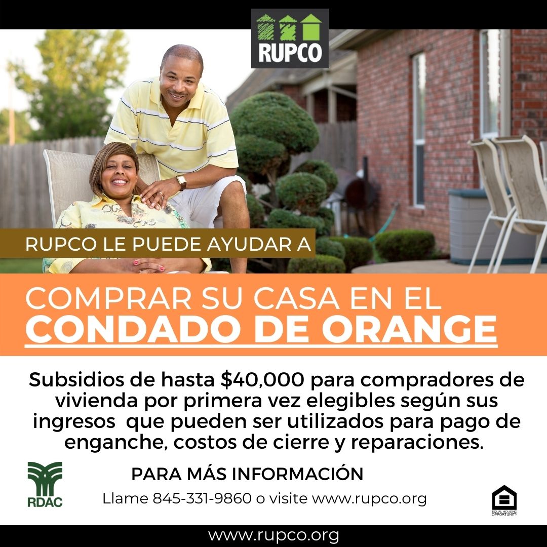 OCRDAC's tweet photo. Are you interested in purchasing your #firsthome? #RUPCO and RDAC have grant opportunities of up to $40,000  to help you buy a home in #OrangeNY! 🏡 To learn more call 845-331-9860 x 320 or visit https://t.co/2FQMnPO26T https://t.co/G3XuiYYZs1