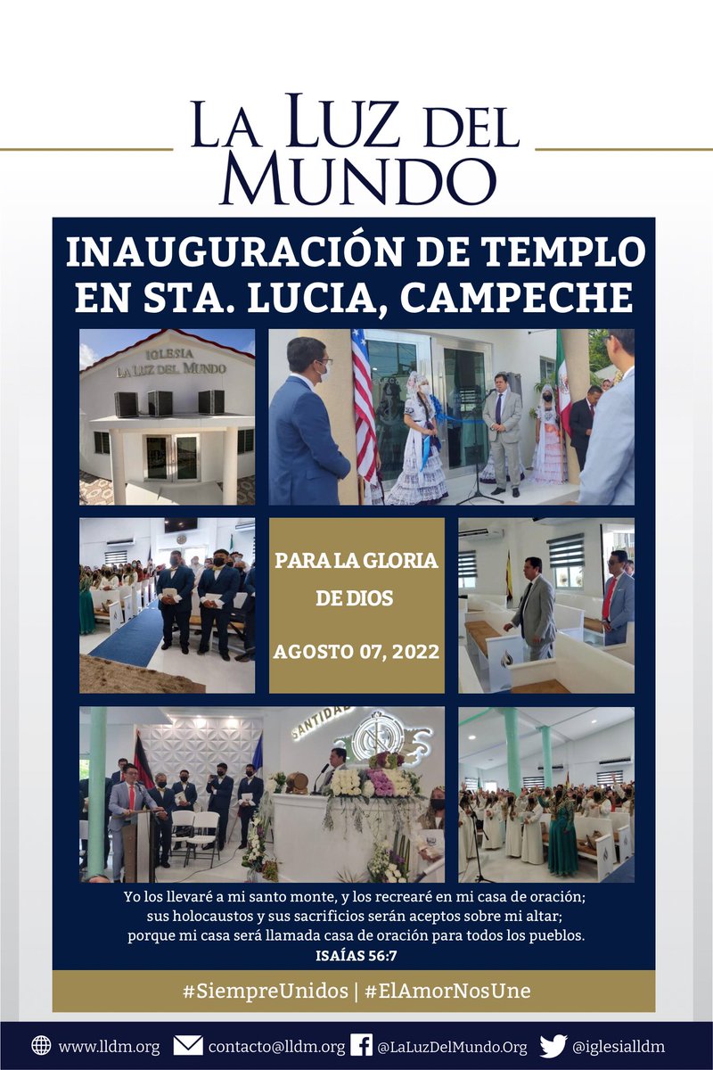 Bienvenidos - La Luz del Mundo Bienvenidos - La Luz del Mundo