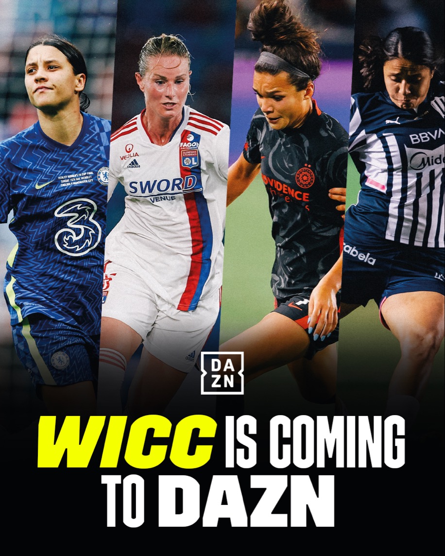 Dazn Football The Iccwomen Is Coming To Dazn Chelsea Lyon Portland Thorns C F Monterrey All Games Live On Dazn Amp Dazn Uwcl Youtube Channel