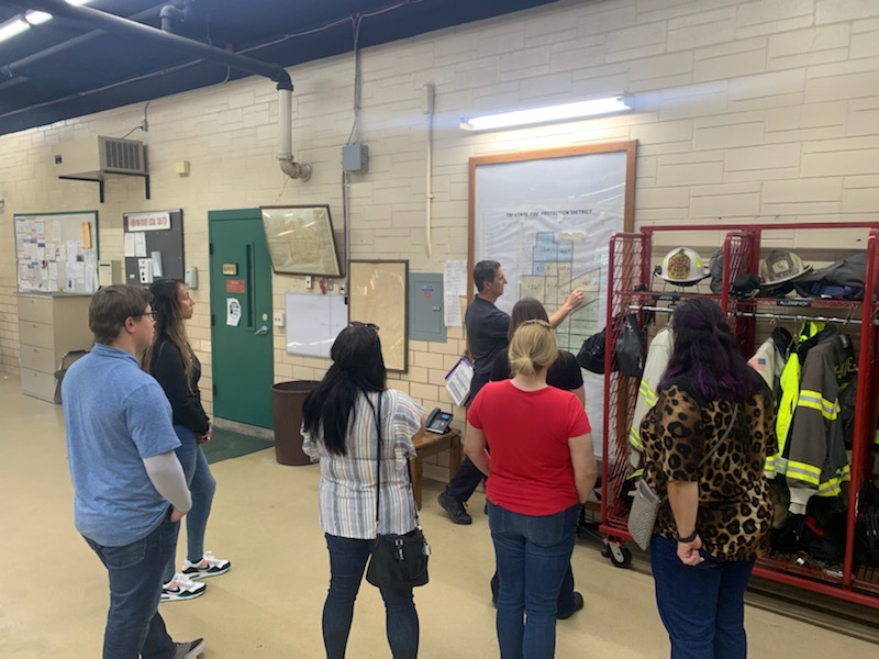 ACDCdispatch's tweet photo. THANK YOU β€ #TristateFPD #BensenvilleFPD & #AddisonFPD for welcoming the newest of our ACDC trainees to visit your fire stations & learn about fire operations. #ACDCacademy https://t.co/e0kiiBOHjD