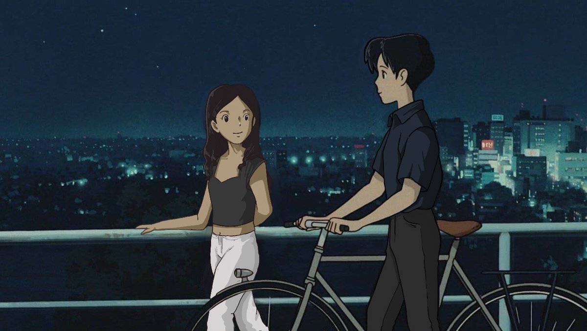 WheelSauwn's tweet photo. us in her fave studio ghibli movie ❤️ https://t.co/XheQuRCMr3