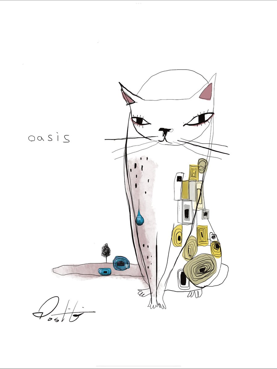 「Oasis 」|🐈‍⬛YOSHIFUMI Art🐈‍⬛のイラスト