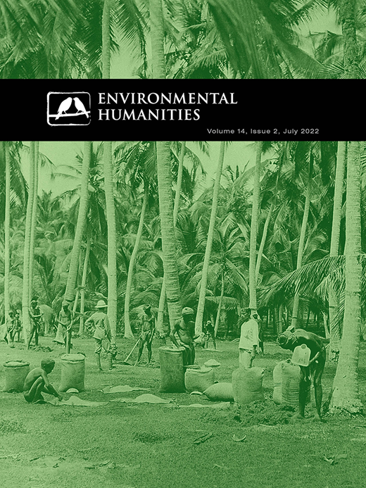 EnvHumanities's tweet photo. The July 2022 issue of Environmental Humanities is now available online!
https://t.co/bF1Oi5Ongp
It features regular articles, lexicon entries, a provocation, and a special issue on Enchanted Ecologies and Ethics of Care.
Here's a thread on this great #evnhum content: https://t.co/dq1uMW5WQv