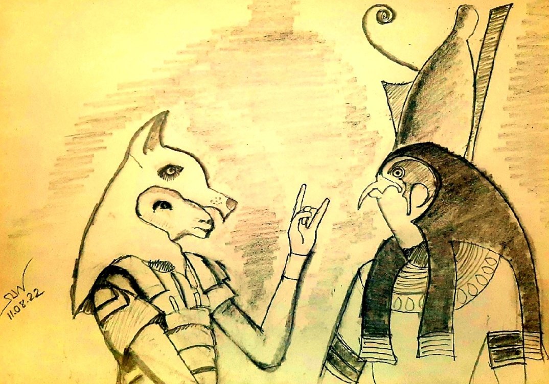 Hamza çizdi. Asırlarca Mısır halkı'na Horus'un bir Tanrı olduğu inandırıldı. Şimdi ise Türk halkı'na bazı şeytanların hakiki birer Kurt oldukları inandırılmaya çalışılıyor. Bu lejyonerleri tanıyın!
