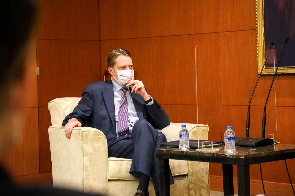 The <a href="/BrookingsInst/">The Brookings Institution</a>  is most welcome! We're delighted to meet with <a href="/ryanl_hass/">Ryan Hass</a> again after our visit to the #USA 🇺🇲 in June. 
#Peace and #security through a “2D Strategy” of #Defense &amp; #Dialogue across the #TaiwanStrait is in everyone's best interest. 🇹🇼