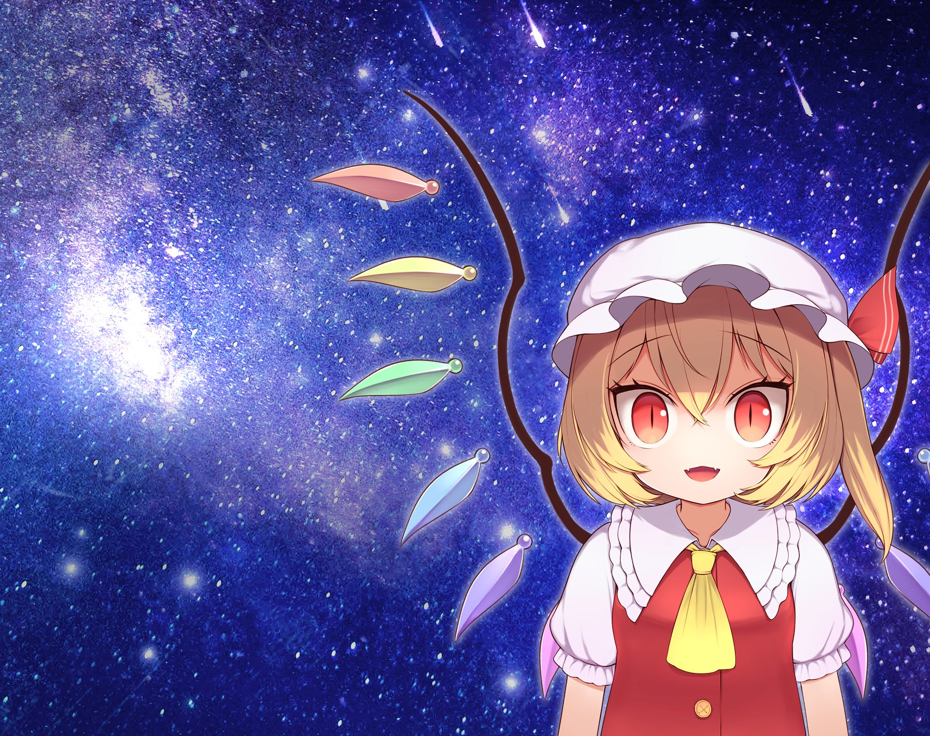 ハルノハ 余裕が無い フラン フォロワーさんに言われて作ってみた宇宙猫なフランちゃんです 宇宙猫シュールで良いよね 背景はphotoacというhpのフリー素材を使用してます T Co 3skh7k3h Twitter