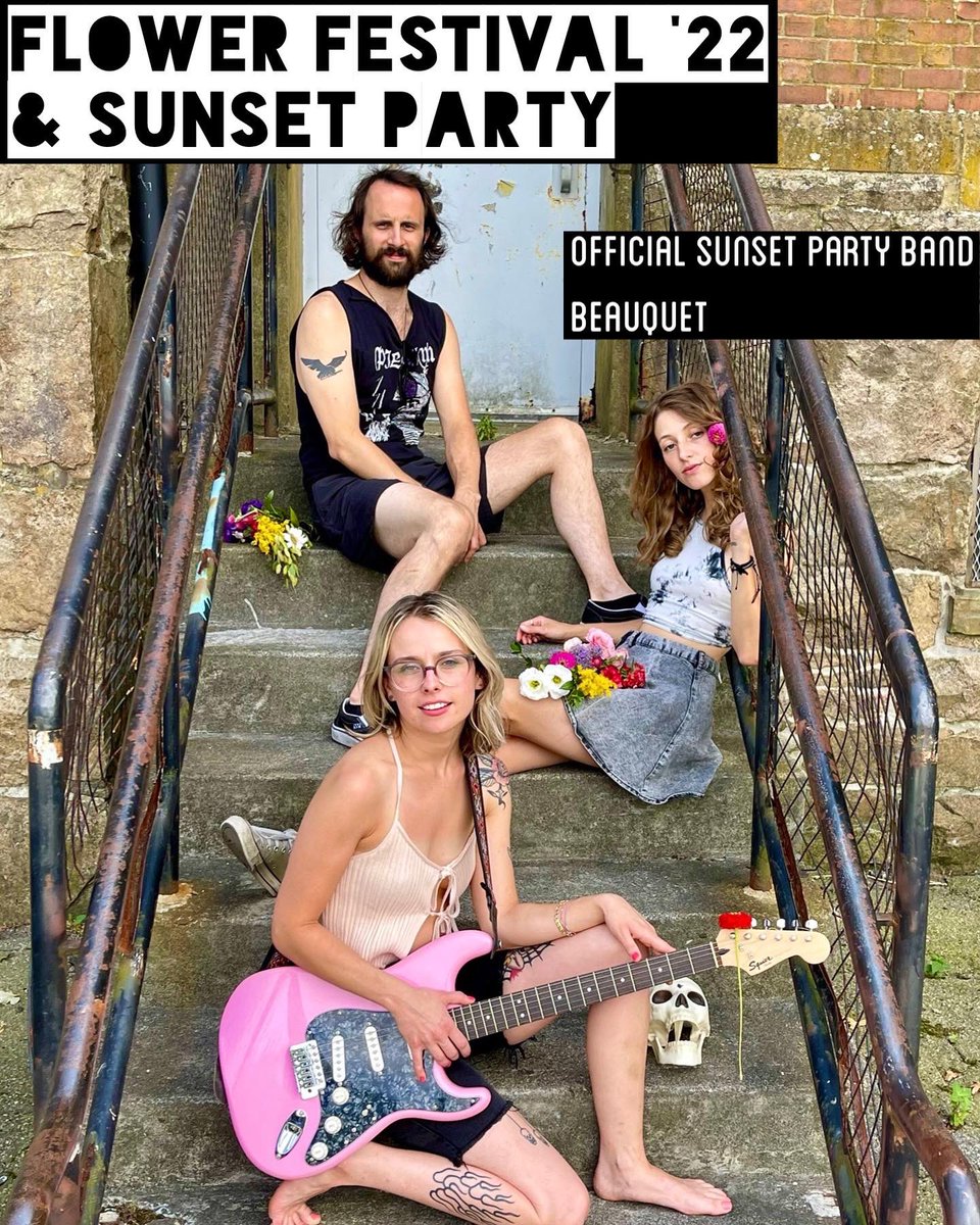 Beauquet are the OFFICIAL LIVE BAND OF FLOWER FEST SUNSET PARTY and it’s not due to their name, their music is the perfect dreamy pop blend for hanging out in dahlia fields at dusk. But also we really, really like their name. Proceeds go to charity, tix at eventbrite.com/e/what-cheer-f…